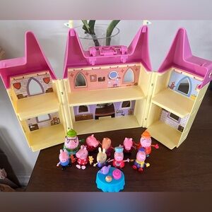Peppa Pig Peppa Fold N Carry Princess Castle Deluxe Play Set Extra Figure 2003